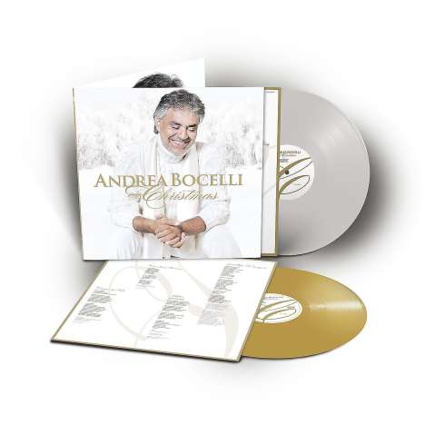 Andrea Bocelli: My Christmas (Limited Edition) (White &amp; Gold Vinyl), 2 LPs