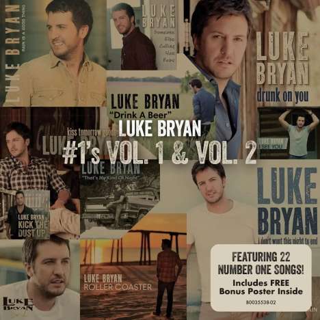 Luke Bryan: #1's Vol.1 &amp; Vol.2, 2 CDs