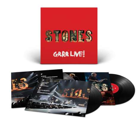 The Rolling Stones: GRRR Live! (Live At Newark 2012) (180g), 3 LPs