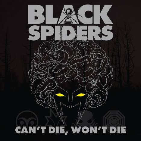 Black Spiders: Can't Die, Won't Die (Splatter Vinyl), LP