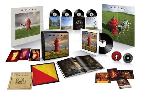 Rush: Signals (40th Anniversary Edition) (remastered) (Limited Super Deluxe Box) (Half Speed Mastered), 1 LP, 1 CD, 4 Singles 7" und 1 Blu-ray Disc