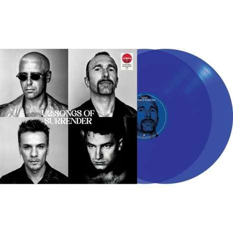 U2: Songs Of Surrender (180g) (Limited Edition) (Translucent Blue Vinyl) (in Deutschland/Österreich/Schweiz exklusiv für jpc!), 2 LPs