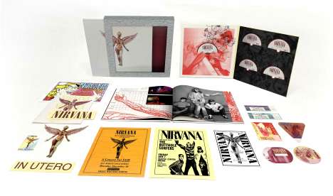 Nirvana: In Utero (30th Anniversary) (remastered) (Super Deluxe Edition), 5 CDs und 1 Buch