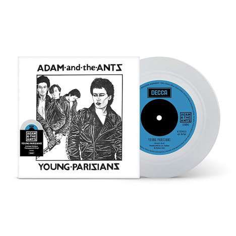 Adam &amp; The Ants: Young Parisians / Lady (Limited Edition) (Translucent Vinyl), Single 7"