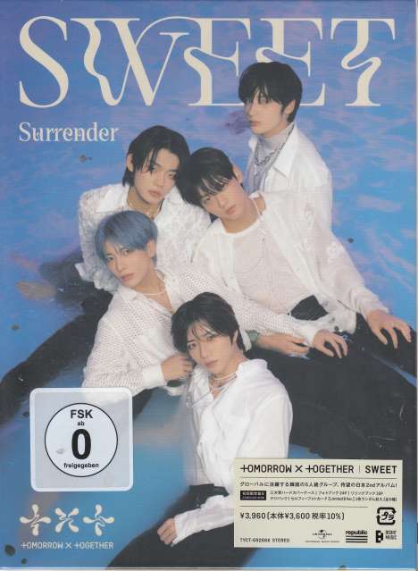Tomorrow X Together (TXT): Sweet (Limited B Version), 1 CD und 1 DVD