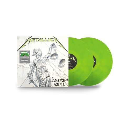 Metallica: ...And Justice For All (2018 Remaster) (Limited Edition) (Dyers Green Vinyl), 2 LPs