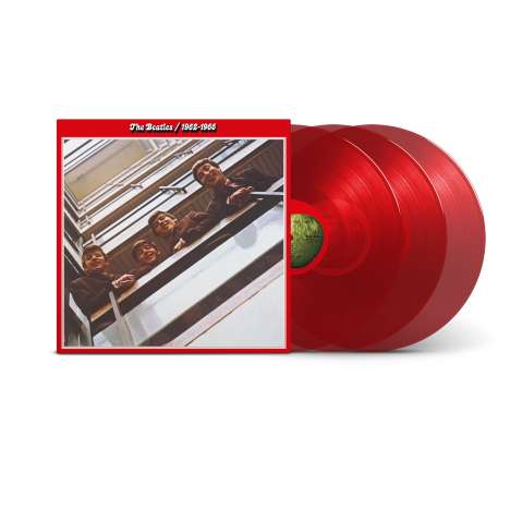 The Beatles: The Beatles 1962-1966 (The Red Album) (2023 Edition) (Half-Speed Master) (180g) (Limited Edition) (Red Vinyl), 3 LPs