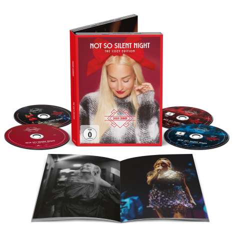 Sarah Connor: Not SO Silent Night (The Cozy Edition) (Limited Edition Box-Set), 2 CDs, 1 Blu-ray Disc und 1 DVD