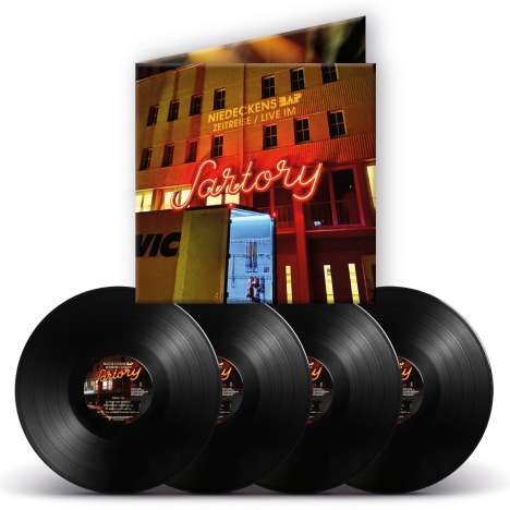 Niedeckens BAP: Zeitreise / Live im Sartory (180g) (Limited Edition) (handsigniert, weltweit exklusiv für jpc!), 4 LPs