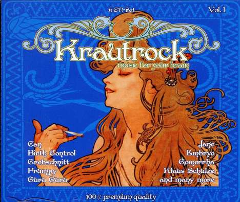Krautrock: Music For Your Brain Vol. 1, 6 CDs