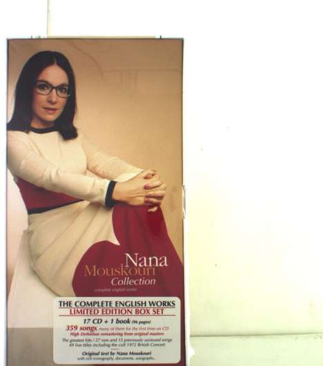 Nana Mouskouri: Complete English Works - Limited Edition, 17 CDs