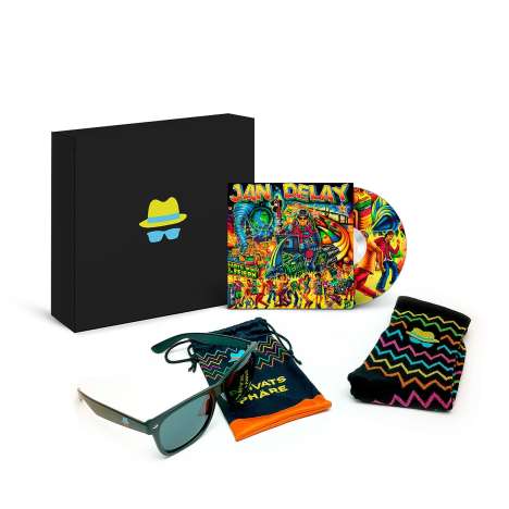 Jan Delay: Earth, Wind &amp; Feiern (limitierte Fanbox), 1 CD und 1 Merchandise