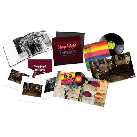 The Band: Stage Fright (50th Anniversary Super Deluxe Boxset), 1 LP, 2 CDs, 1 Blu-ray Disc und 1 Single 7"