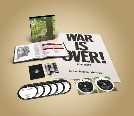 John Lennon (1940-1980): Plastic Ono Band (Limited Edition Box-Set), 6 CDs, 2 Blu-ray Audio und 1 Buch