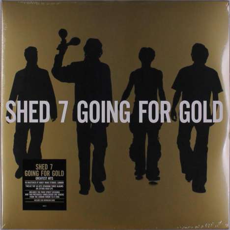 Shed Seven: Going For Gold - Greatest Hits (remastered) (180g) (Limited Edition) (Gold Vinyl), 2 LPs