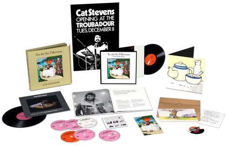 Yusuf (Yusuf Islam / Cat Stevens) (geb. 1948): Tea For The Tillerman (180g) (Limited Edition Box Set), 5 CDs, 1 Blu-ray Disc, 1 LP und 1 Single 12"