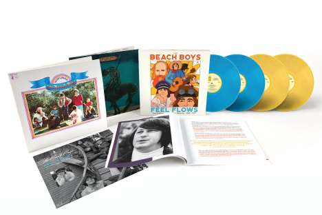 The Beach Boys: »Feel Flows« The Sunflower &amp; Surf's Up Sessions 1969-71 (Blue/Yellow Vinyl), 4 LPs