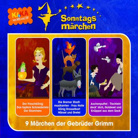 Jacob Grimm: Ki.Ka Sonntagsmärchen, 3 CDs