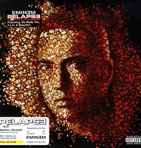 Eminem: Relapse, 2 LPs