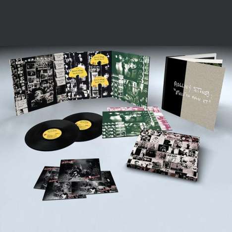 The Rolling Stones: Exile On Main Street (Super Limited Deluxe Edition) (2 CD + 2 LP + DVD + Buch), 2 CDs, 2 LPs und 1 DVD