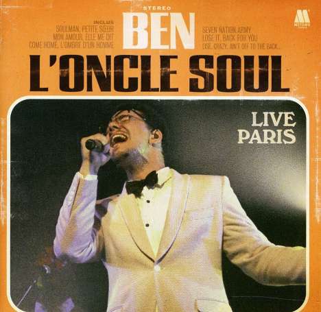 Ben L'Oncle Soul (Benjamin Duterde): Live Paris (CD + DVD), 2 CDs