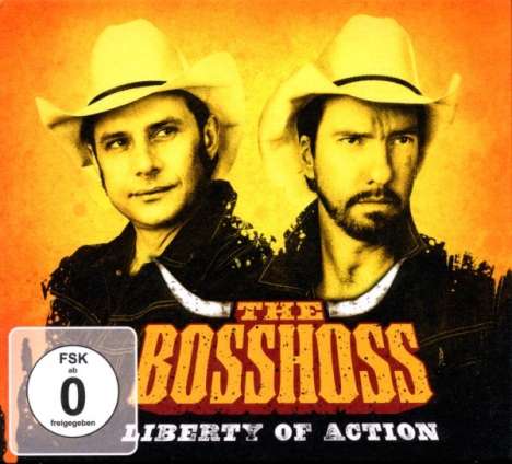 BossHoss: Liberty Of Action (Deluxe Edition) (CD + DVD), 1 CD und 1 DVD