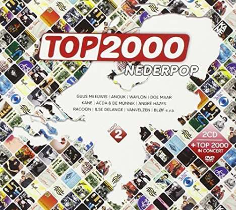Top 2000 Nederpop-Cd+Dvd-, 3 CDs