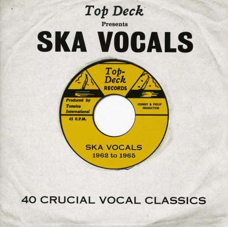 Top Deck Presents: Ska Vocals, 2 CDs