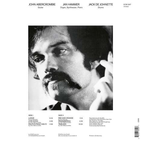 John Abercrombie (1944-2017): Timeless (180g), LP