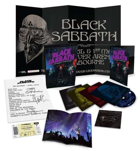 Black Sabbath: Live...Gathered In Their Masses (Limited Deluxe Edition) (Blu-ray + 2DVD + CD), 1 Blu-ray Disc, 2 DVDs und 1 CD