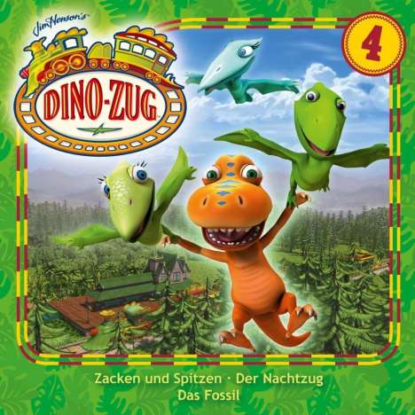 Der Dino-Zug 04: Zacken und Spitzen / Der Nachtzug / Das Fossil, CD