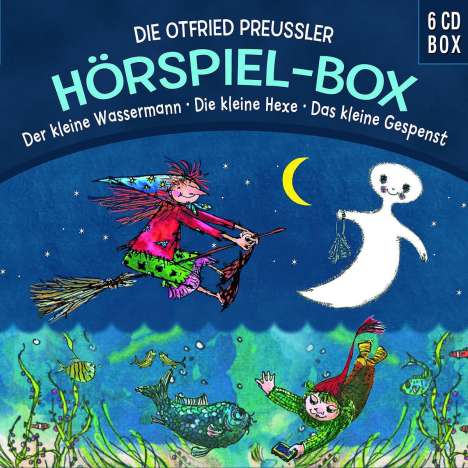 Otfried Preußler: Otfried Preußler-Hörspielbox: Der kleine Wassermann / Die kleine Hexe / Das kleine Gespenst, 6 CDs