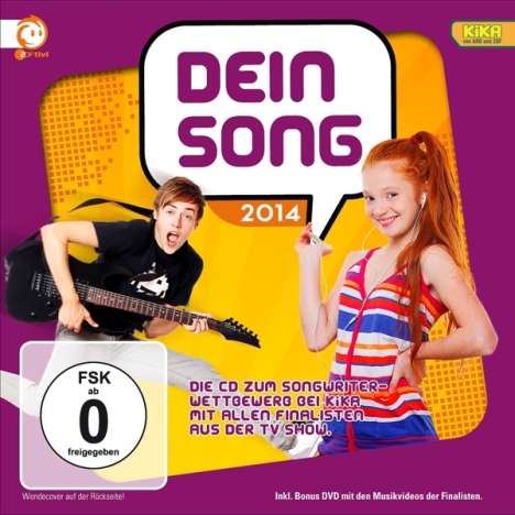 Dein Song 2014 (CD + DVD), 1 CD und 1 DVD