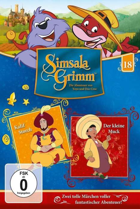 Simsala Grimm Vol. 18: Kalif Storch / Der kleine Muck, DVD