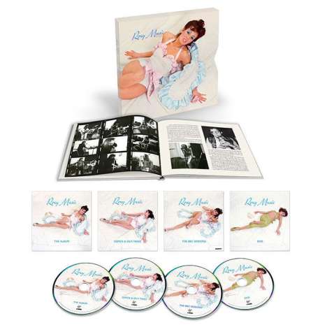 Roxy Music: Roxy Music (Limited-Super-Deluxe-Edition), 3 CDs und 1 DVD