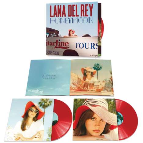 Lana Del Rey: Honeymoon (Limited Edition) (Red Vinyl), 2 LPs
