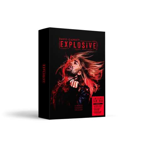 David Garrett (geb. 1980): Explosive (Limited Fan Box), 2 CDs und 1 Merchandise
