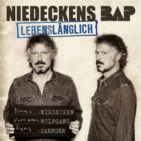 Niedeckens BAP: Lebenslänglich (Limited Deluxe Version), 1 CD und 1 DVD