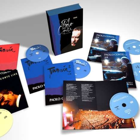 Paolo Conte: Live Collection, 6 CDs und 1 DVD
