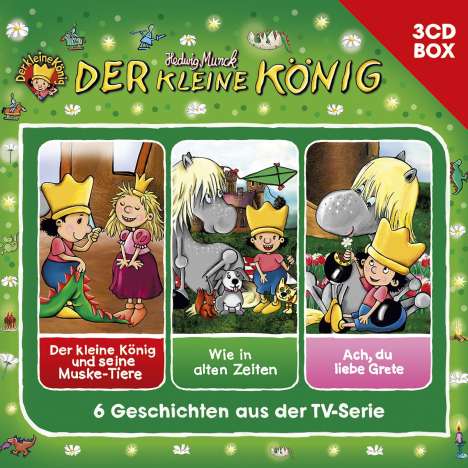 Der kleine König - Hörspielbox Vol. 3, 3 CDs