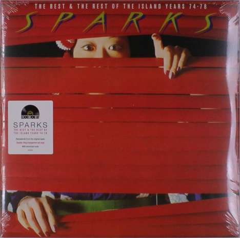 Sparks: The Best &amp; The Rest Of The Island Years 74-78 (remastered) (180g) (Red Vinyl), 2 LPs