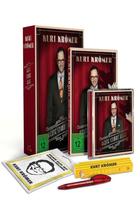Kurt Krömer: Heute stimmt alles (Limitierte Fanbox), 1 DVD und 1 CD