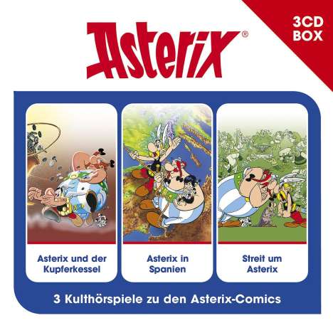 Asterix-3-CD Hörspielbox Vol.5, 3 CDs