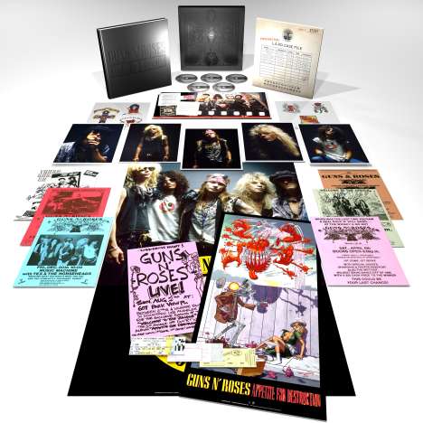 Guns N' Roses: Appetite For Destruction (Super Deluxe Edition), 4 CDs und 1 Blu-ray Audio