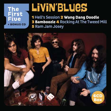 Livin' Blues: The First Five (+ Bonus-CD) (Limited-Edition), 6 CDs