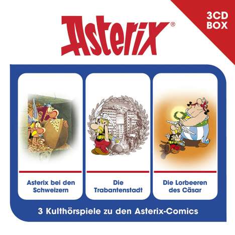 Asterix-3-CD Hörspielbox Vol.6, 3 CDs