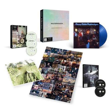 Westernhagen: Das Pfefferminz - Experiment (Woodstock-Recordings Vol. 1) (Limitierte Fanbox), 1 CD, 2 DVDs, 2 Blu-ray Discs und 1 LP