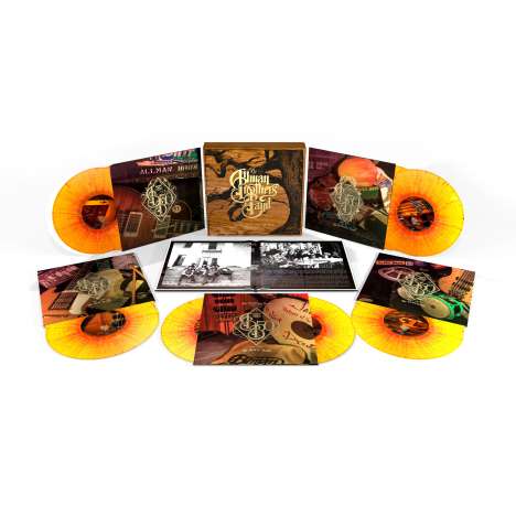 The Allman Brothers Band: Trouble No More: 50th Anniversary (180g) (Limited Edition) (Orange &amp; Red Splatter Vinyl) (Box Set), 10 LPs