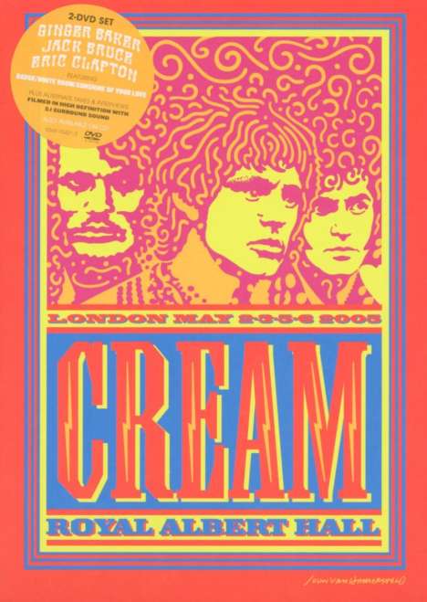 Cream: Royal Albert Hall: London May 2005, 2 DVDs