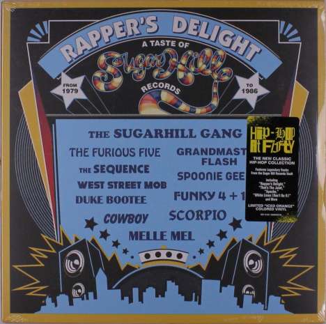 Rapper's Delight: A Taste Of Sugarhill Records From 1979 To 1986 (Limited Edition) (Iced Orange Vinyl), 2 LPs